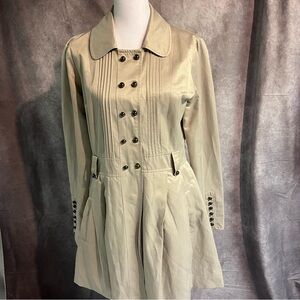 Vero Moda Elegant Montebello 3/4 Jacket Women's Belted Coat M Victorian Vibes